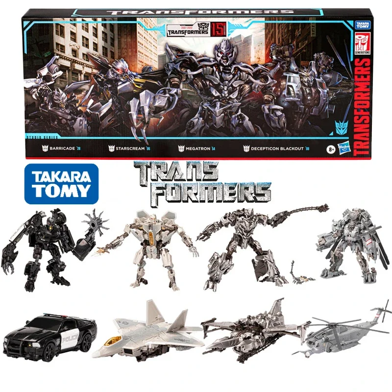 In Stock Takara Tomy Transformers Studio Series Movie 15Th Anniversary Decepticon Multipack Action Figure Model Toy Gift