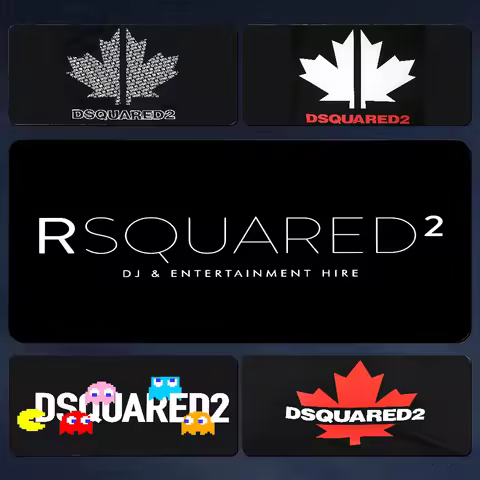 Fashion D-DSQUARED2 Girl Pad Keyboards Mat Rubber Gaming Mousepad Desk Mat Size For Large Edge Locking Game Keyboard Pad