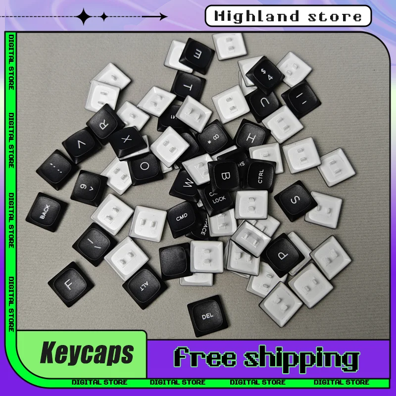 

Разделенные колпачки для клавиатуры sofle choc, 46 клавиш, пользовательские колпачки для клавиатуры Corne-low Profile choc v1, новые колпачки для клавиш Corne с поддержкой флакона, колпачки для программного обеспечения