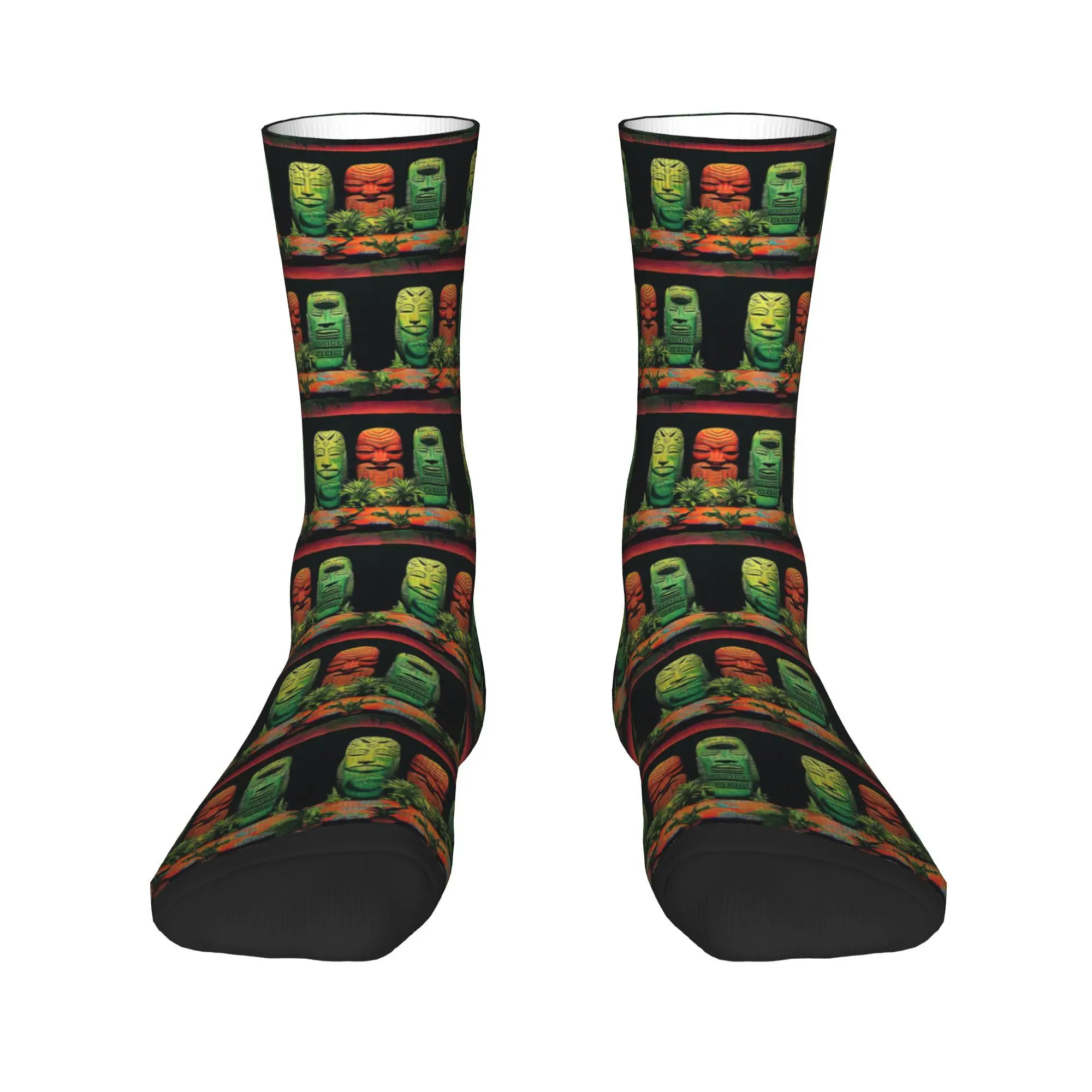 オールシーズンティキの庭ティキマスクソックス原宿高品質ストッキングクルーソックス男性女性誕生日プレゼント