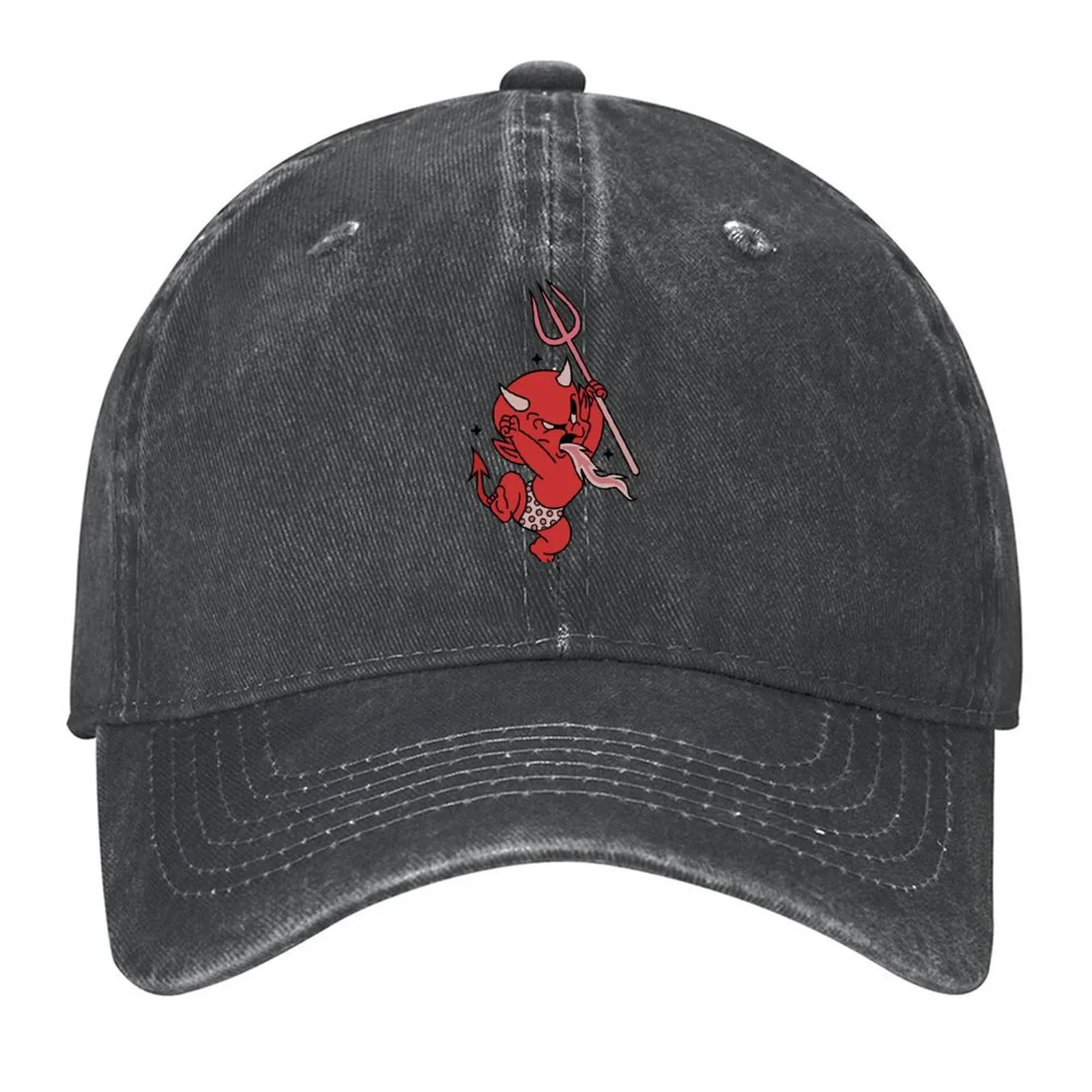 

Angry Hot Stuff Devil Baseball Cap sun hat New In Hat Hat Man For The Sun Unique hats For Women Men's