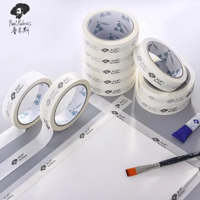 Paul Rubens 1pc 2.5cm *2m Professional Sketch Gouache Watercolor Masking Tape Decorative Adhesive Tapes School Art Set Supplies