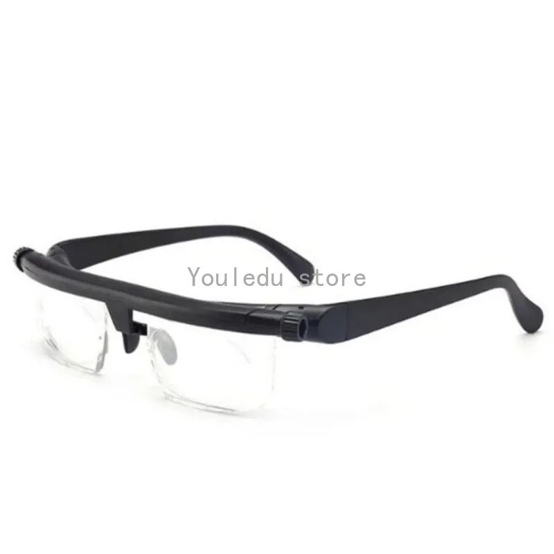 Dial Reading Glasses Myopia Adjustable Lens Eyeglasses Variable Focus Distance Glasses  For Reading