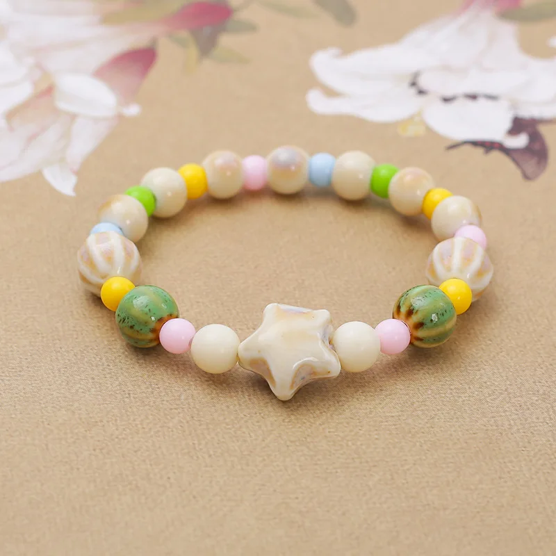 New Fresh Ceramic Bracelet for Female Students Simple and Versatile Ceramic Jewelry Bracelet