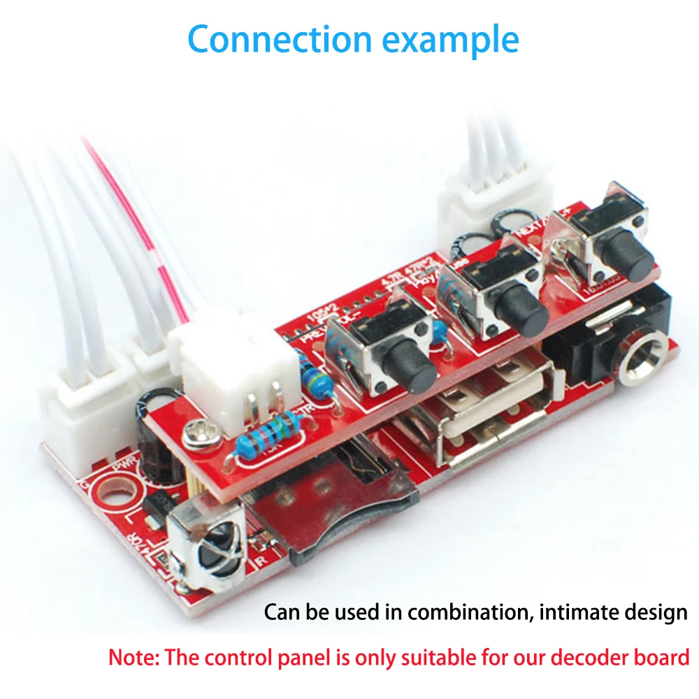 USB Bluetooth 5.0 Digital Decoding Board U-disk TF Card Aux Signal Input Support MP3 WMA WAV FLAC APE Remote Control DAC Decoder