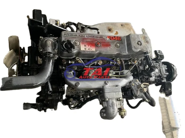 Оригинальный б/у двигатель FD46T в сборе для Nissan