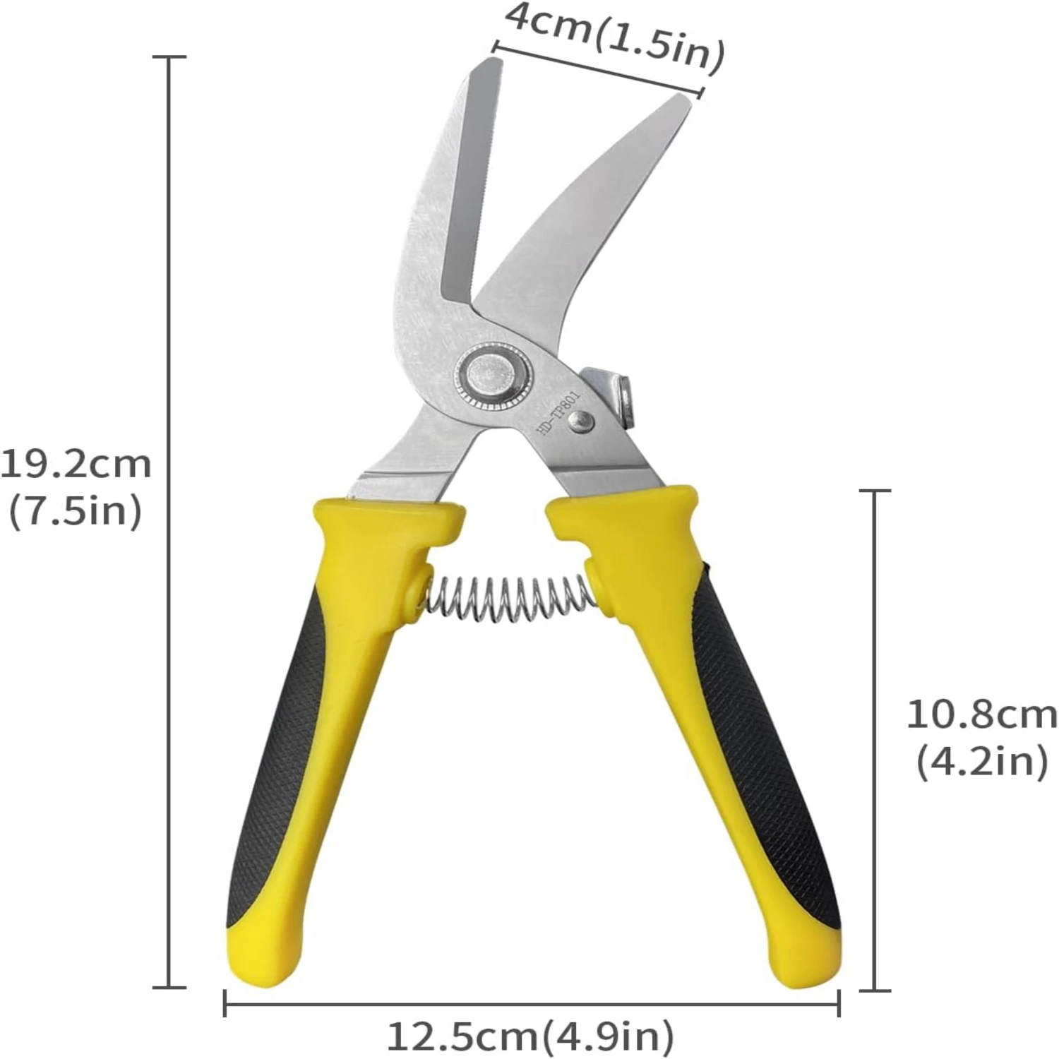 High-Quality Ergonomically Designed Professional Grade Versatile Kitchen Shears - Multi-Purpose Handy Cutting Tools for DIY Proj