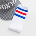 Blue red stripes