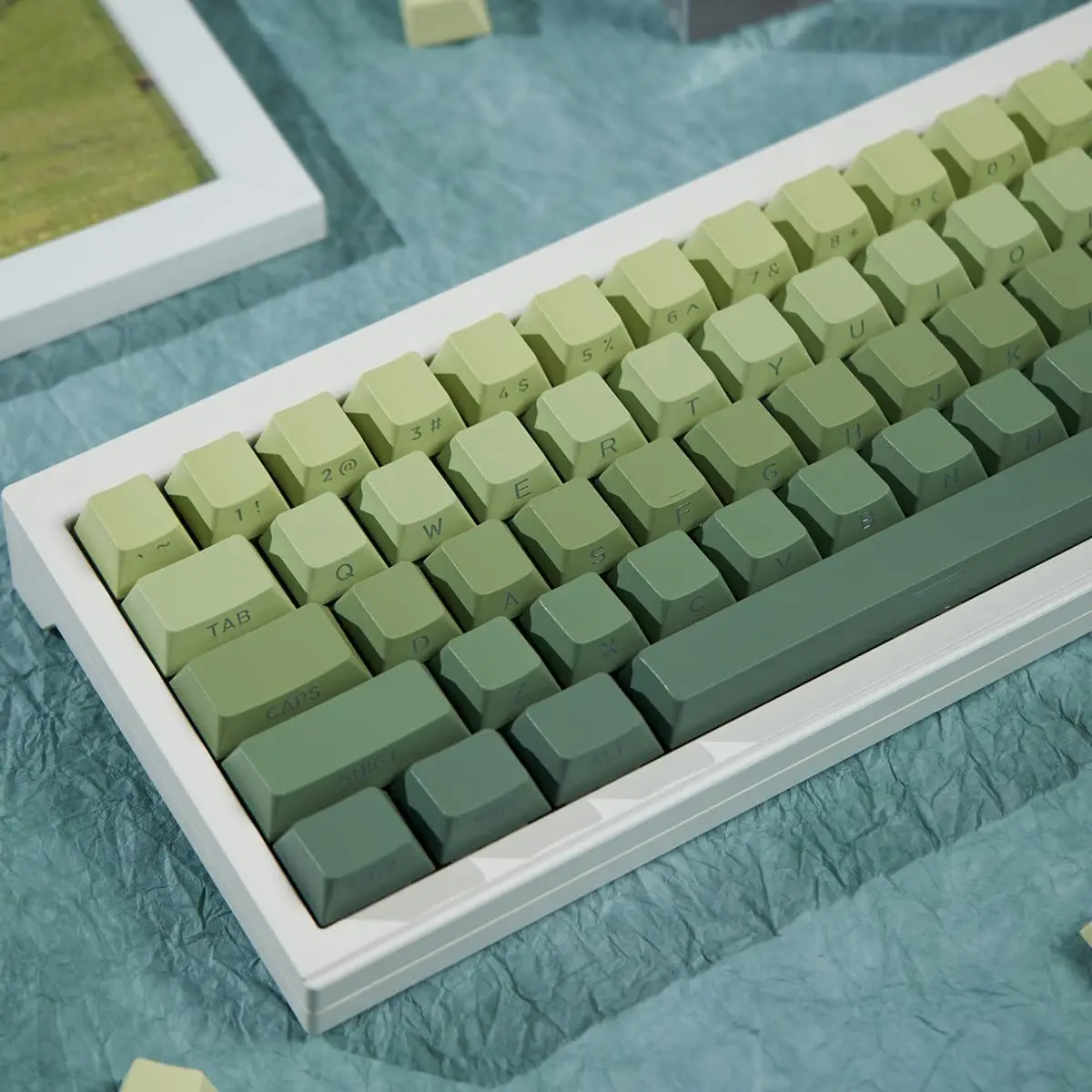 Side Print Keycaps 133 Keys Cherry Profile PBT Doubleshot Gradient Keycap Set Fit for 60% 65% 95% Cherry Mx Switches Mechanical