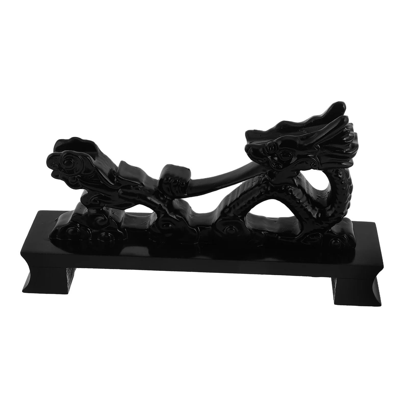 

Dragon Shaped Stand Resin Holder Desktop Chinese Display Multi-Functional Sword Rack Home Decoration Sturdy Resin Space-Saving