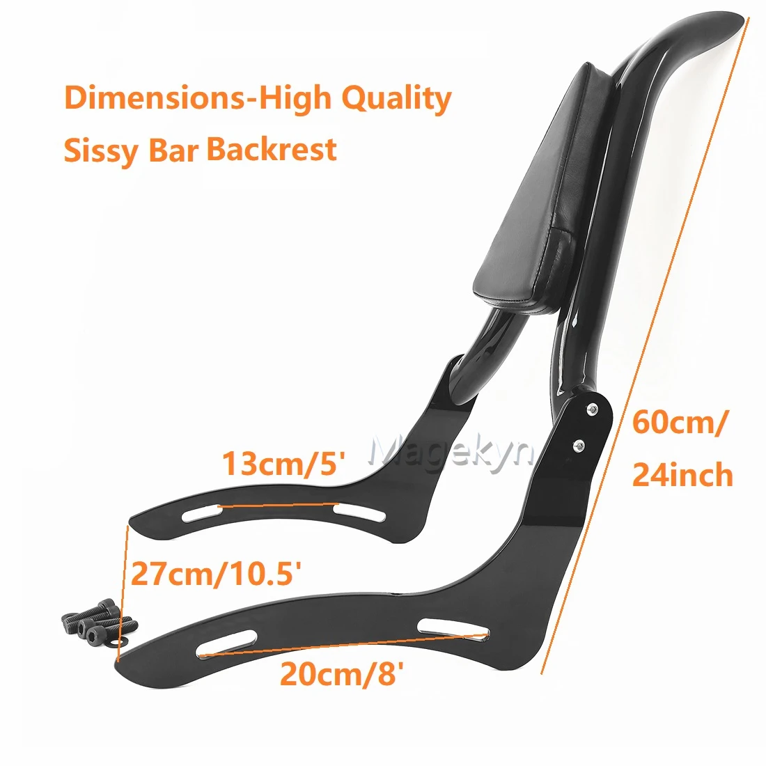 For Honda Accessories Rebel 1100DCT SE CMX 1100 CMX1100 Rear Backrest Sissy Bar 2020-2025