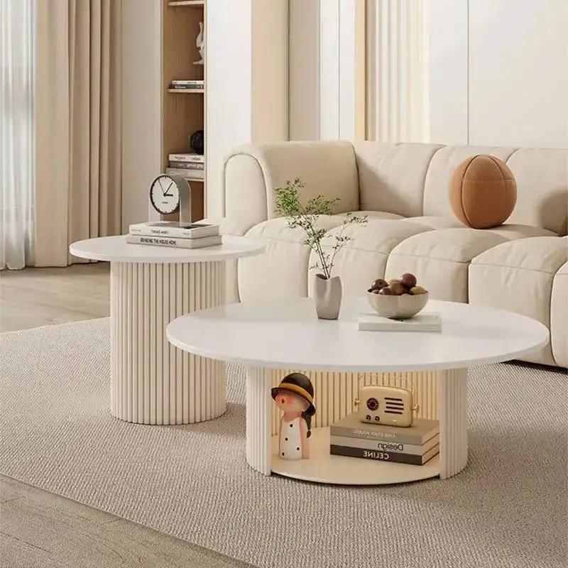 Mobile Tables Organizer Lateral Modern White Bedroom Minimalist Coffee Coffee Nordic Tables Mesa Stoliki Do Kawy Furniture New