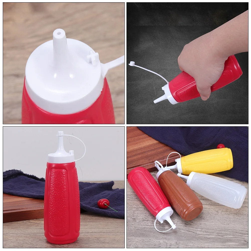 

Squeeze Sauce Bottle Ketchup Bottles Salad Dressing Dispenser Leakproof Squirt for Sauces