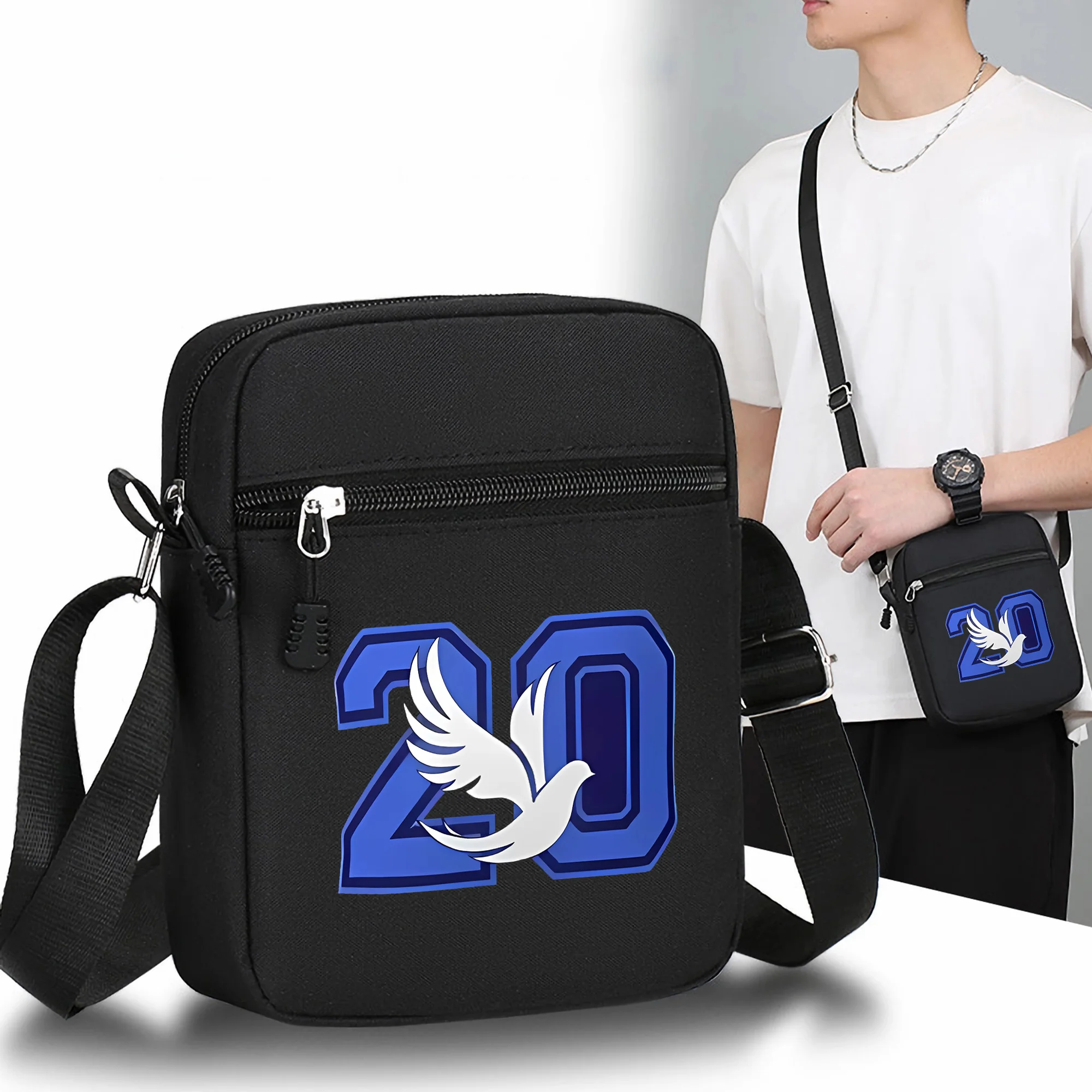 

One Zeta Phi Beta 20Th Anniversary Print Bag A Shoulder Bag with An Strap Ideal for Your Phone. A Perfect Gift for Activities