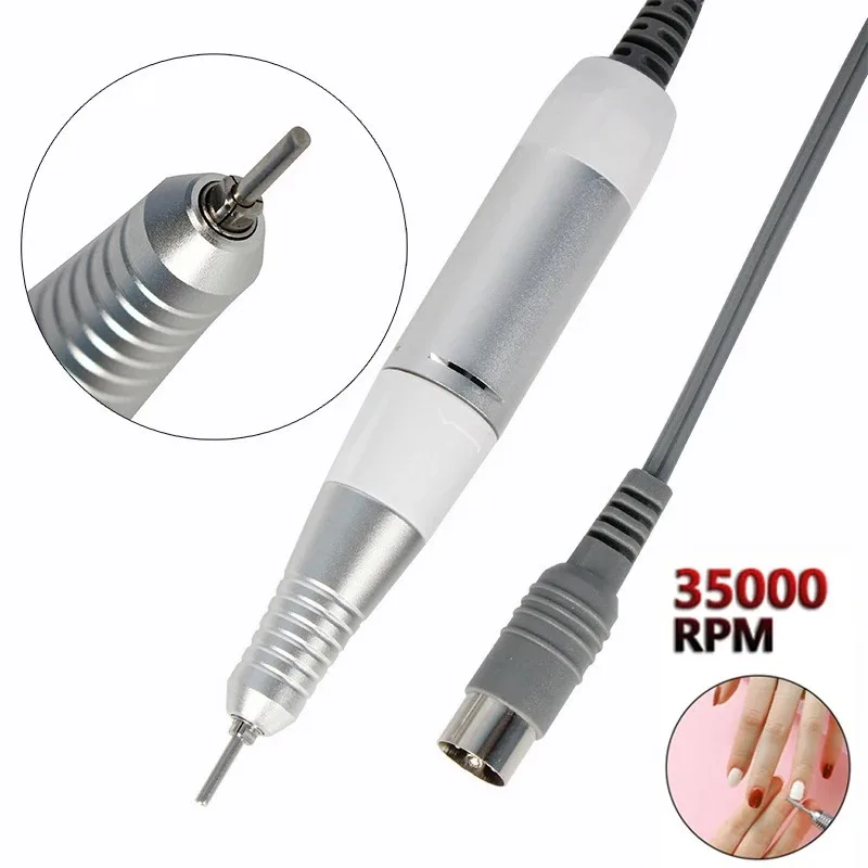 

35000RPM Electric Nail Drill Machine Handle Handpiece Pedicure Replacement Pen Manicure Beauty Tool 3 Color Choice ABE Accessory