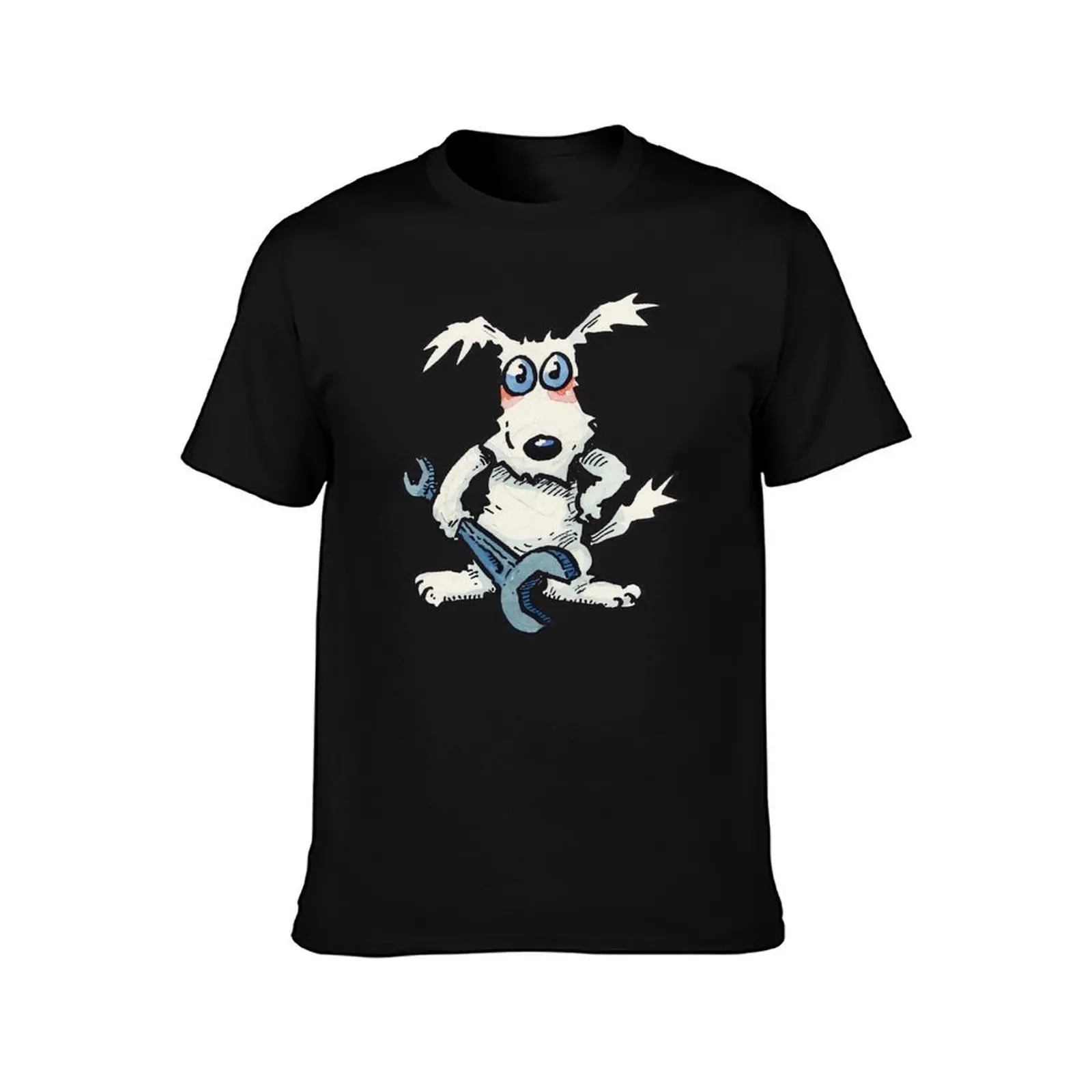 Kickstart with Spanner from Ogri Classic Comic Biker T-Shirt quick-drying customs animal prinfor boys vintage t shirt men