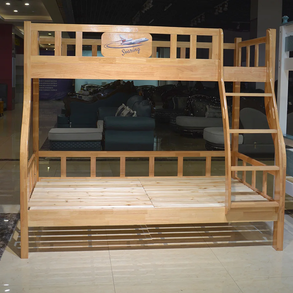 #Modern Design Solid Wood School Bunk Bed Competitive Price Bedroom Furniture for Girls and Boys