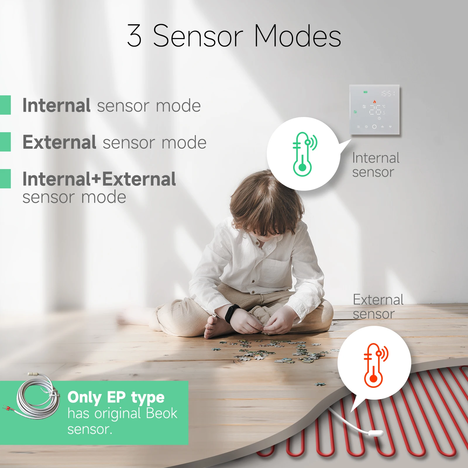 Beok Tuya Wifi Thermostat For Gas Boiler Underfloor Heating Temperature Regulator Smart Room Programmble Controller Works Alexa