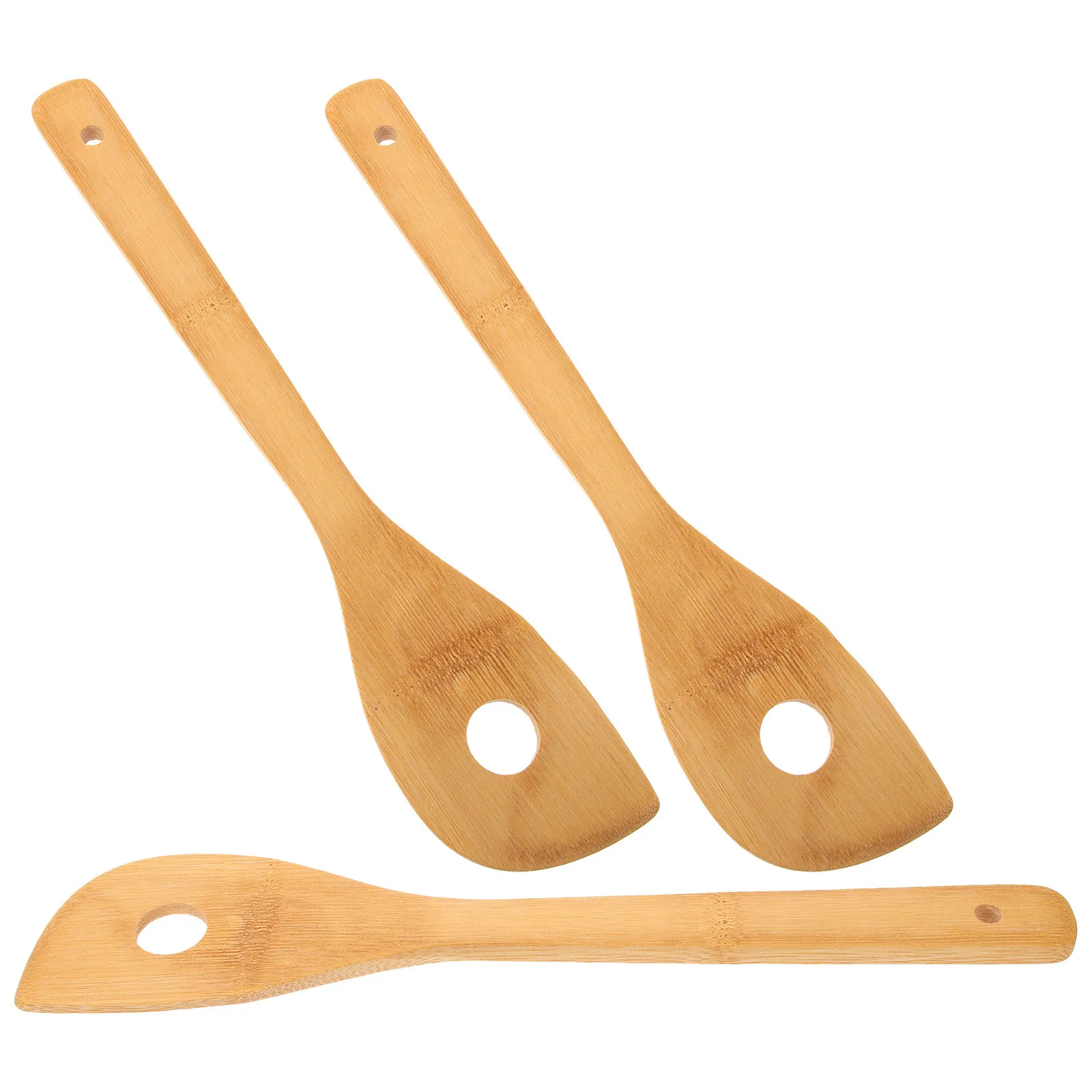 

1pc Maple Wood Small Mixing Hole Spoon, Reusable Wooden Stirring Rod For Egg, Lightweight Kitchen Utensil, Eco-Friendly