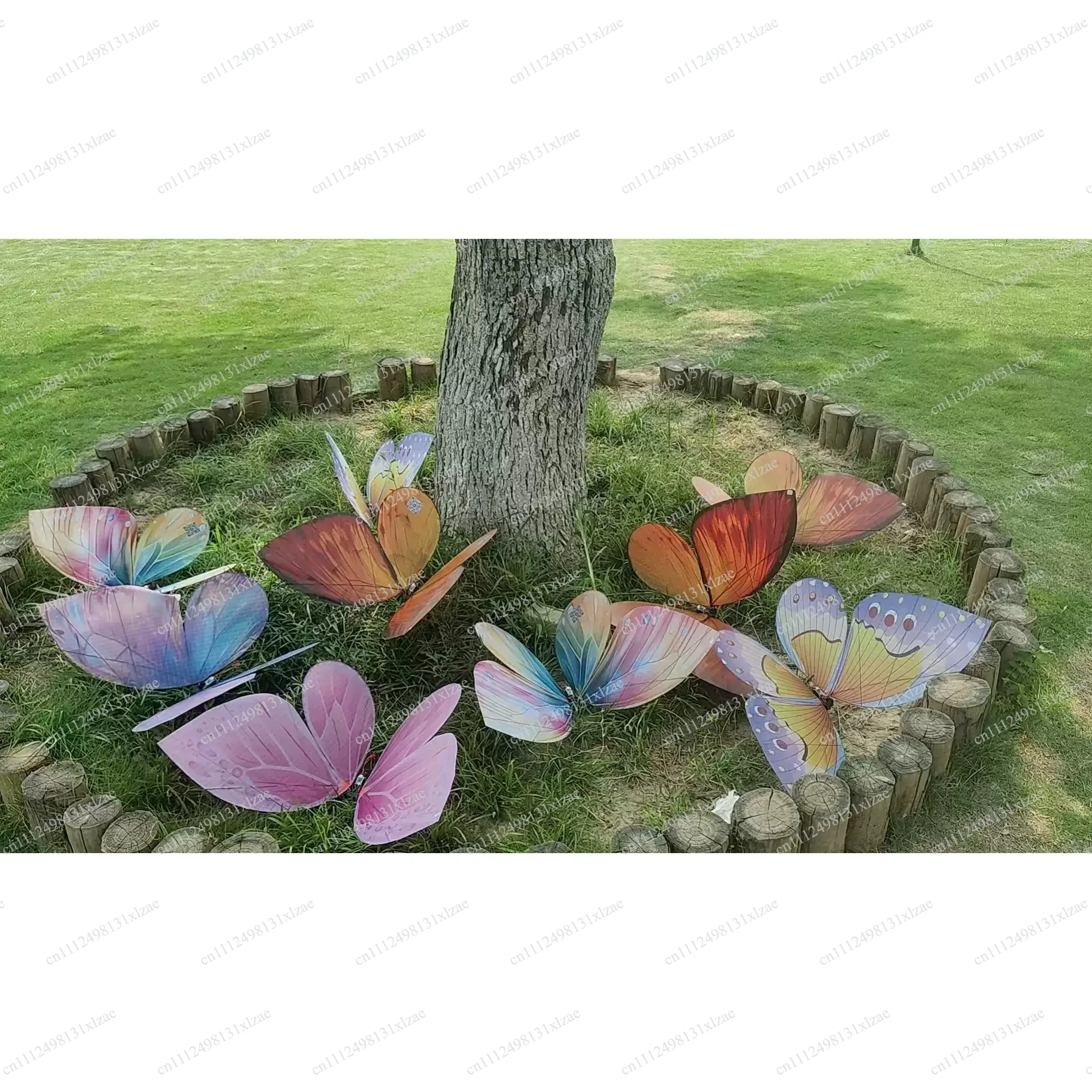 Umbrella head cloth flying wing butterfly bionic butterfly remote control complete set of equipment