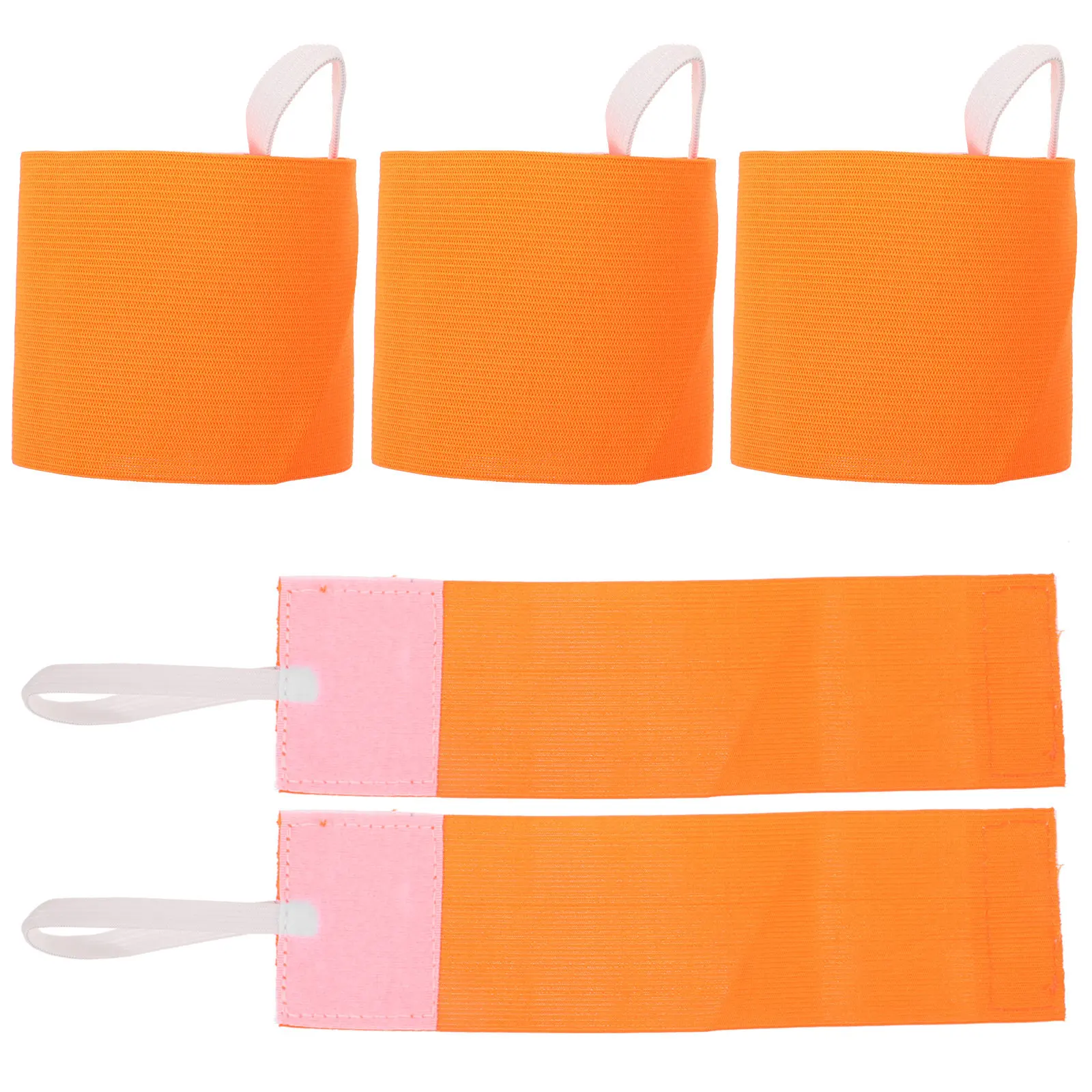 

5pcs Portable Sports Armband Armbands For Kids Adjustable Captain Armband Soccer Accessories Elastic Arm Bands