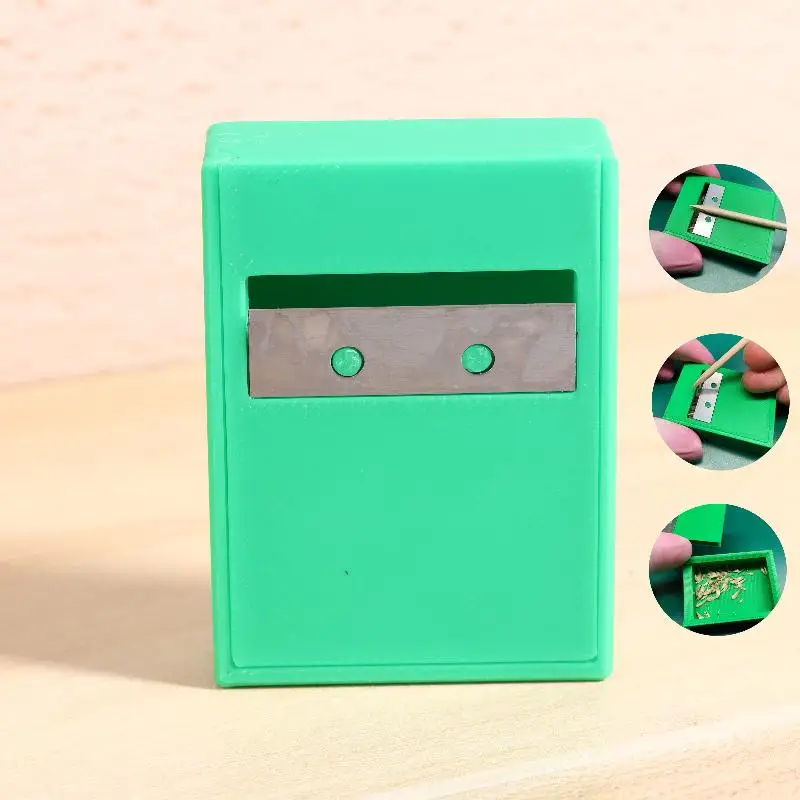 Watch Repair Tool Wood Sharpening Knife Willow Stick High-Speed Steel Blades Precision Watch Clock Movement Maintenance Tools