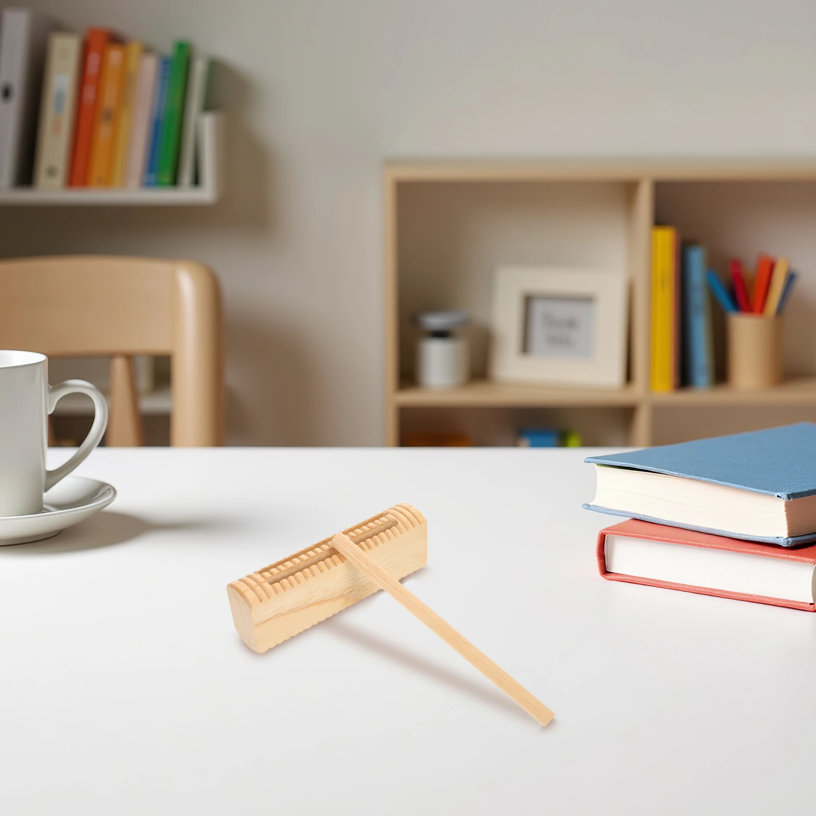 

Orff Instrument Percussion Clapper Instruments for Gavel Jam Block Claves Musical Khaki Montessori Child