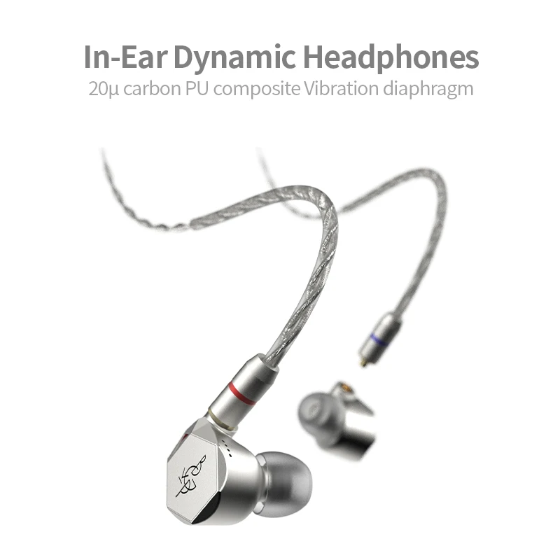 BGVP لحن مختلف ضبط أنماط السلكية HIFI سماعات مخصصة 12 مللي متر تتحرك لفائف محرك وحدة IEM في الأذن المعادن باس سماعات