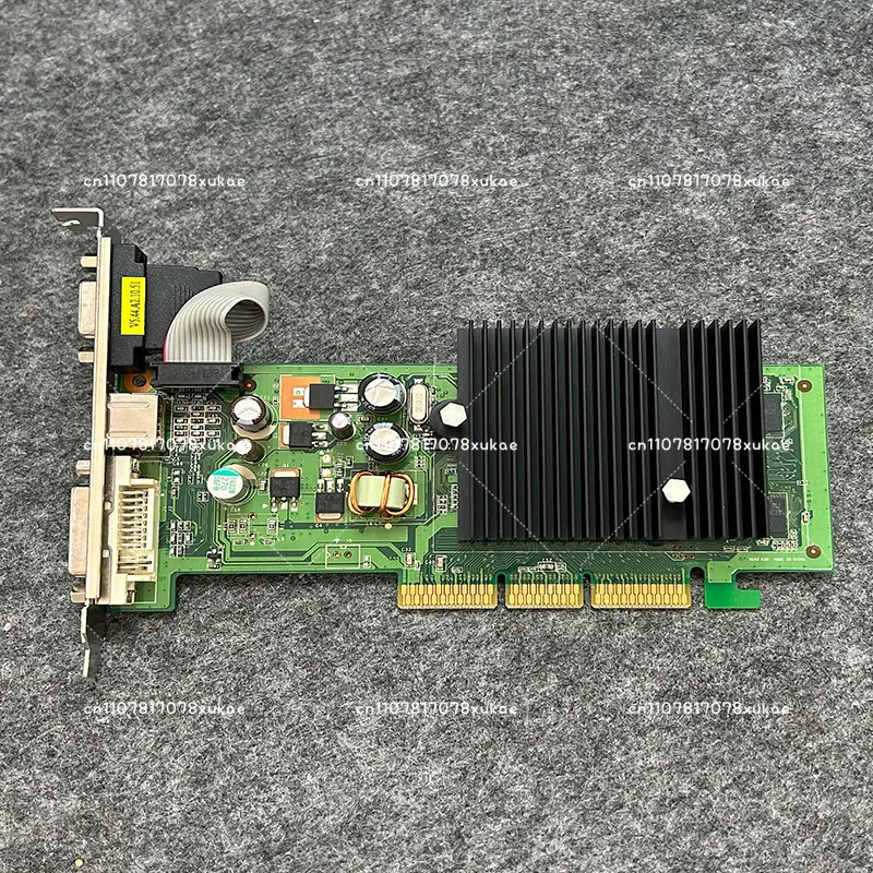 New FX6200 256M AGP 8X Graphics Card Compatible with 4X AGP Universal Graphics Card Silent DDR2