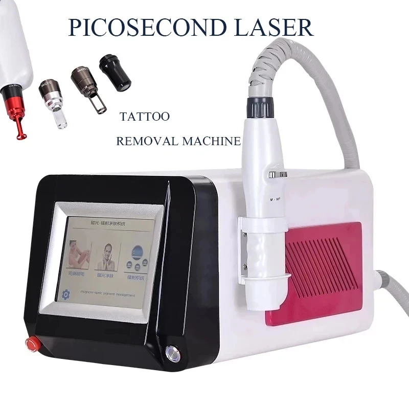 2024 2000W  Hottest Portable 1064nm 532nm 1320nm Nd Yag No-Invasive Picosecond Equipment Laser Pico Tattoo Removal Machine Price