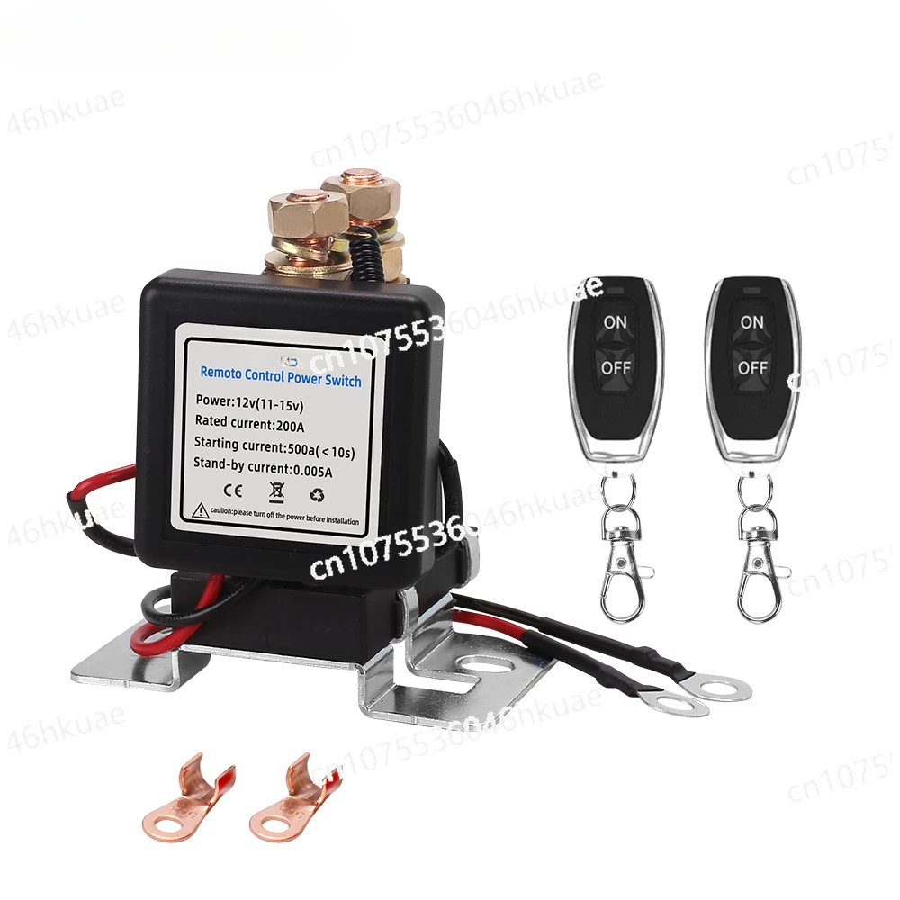 500A Wireless Remote Control Battery Relay Isolator Disconnect Switch 12V Cut Off Isolator Master Switches Car Truck