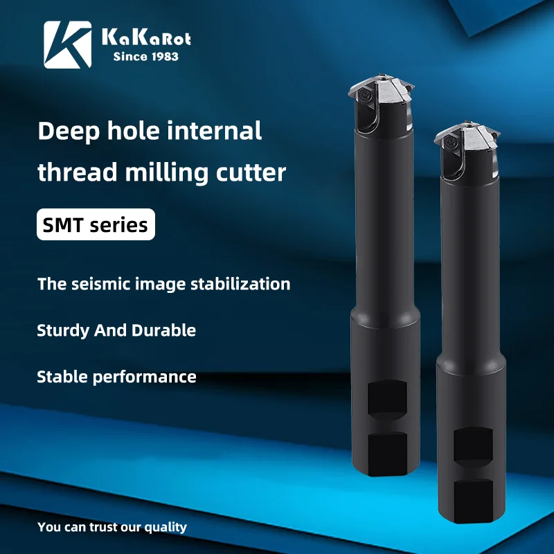 

KaKarot SMT 15 21 23 26 31 36 CNC deep hole thread milling cutter Internal cooling for Vargas 11UID 16UID Series carbide insert