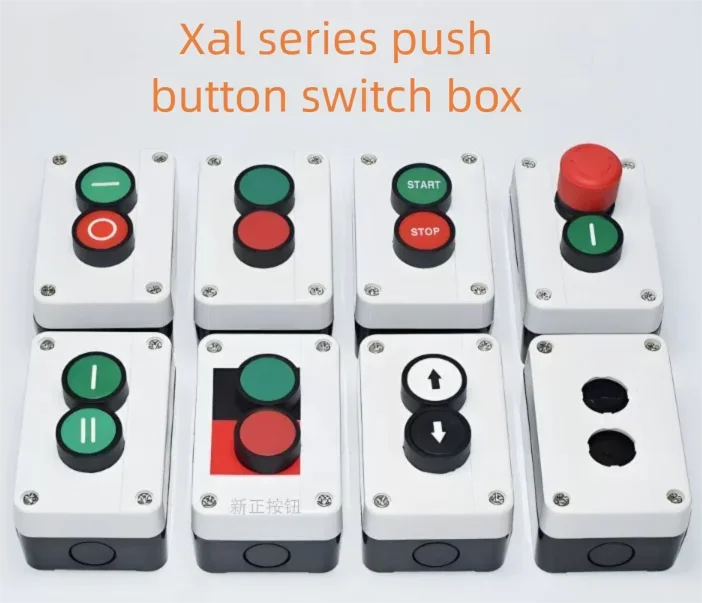 XAL Start Stop Button Box Series Waterproof Control Button Switch Box for Vehicle Start/Stop Functions with up down Features