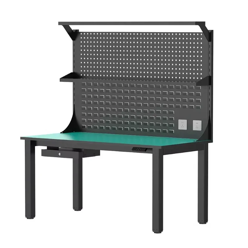 Table height adjustable heavy-duty workbench workbench multi-function workstation