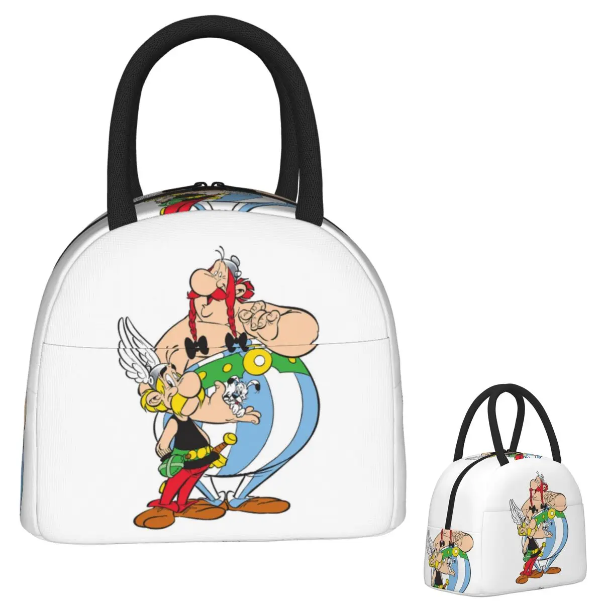 

Изолированная сумка для обеда Астерікс и Обеликс для женщин и детей, портативные коробки для еды, термосумка для ланча