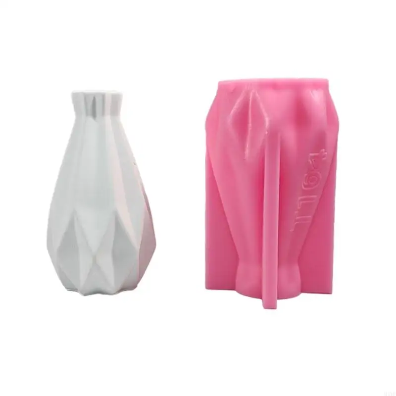 

M4YF Nordic Silicone Vase Mold Gypsum Mould for Handmade Jewelry Holder Accessories Elegant Tabletop Decoration Mold