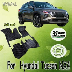 Car Floor Mats For Hyundai Tucson NX4 2024 2023 2022 2021 Auto Interiors Accessories Foot Rugs Products Automobiles Covers Parts