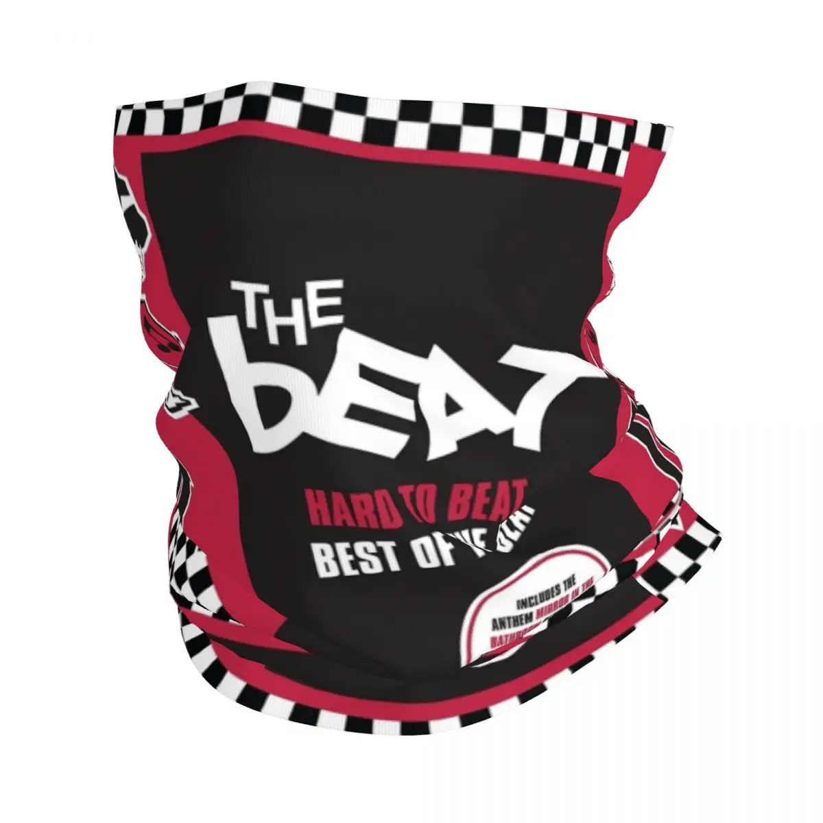 

Men The Beat Band British 2 Tone Ska Bandana Merch Neck Gaiter Printed Classic Two-tone Music Scarf Warm Face Mask Breathable