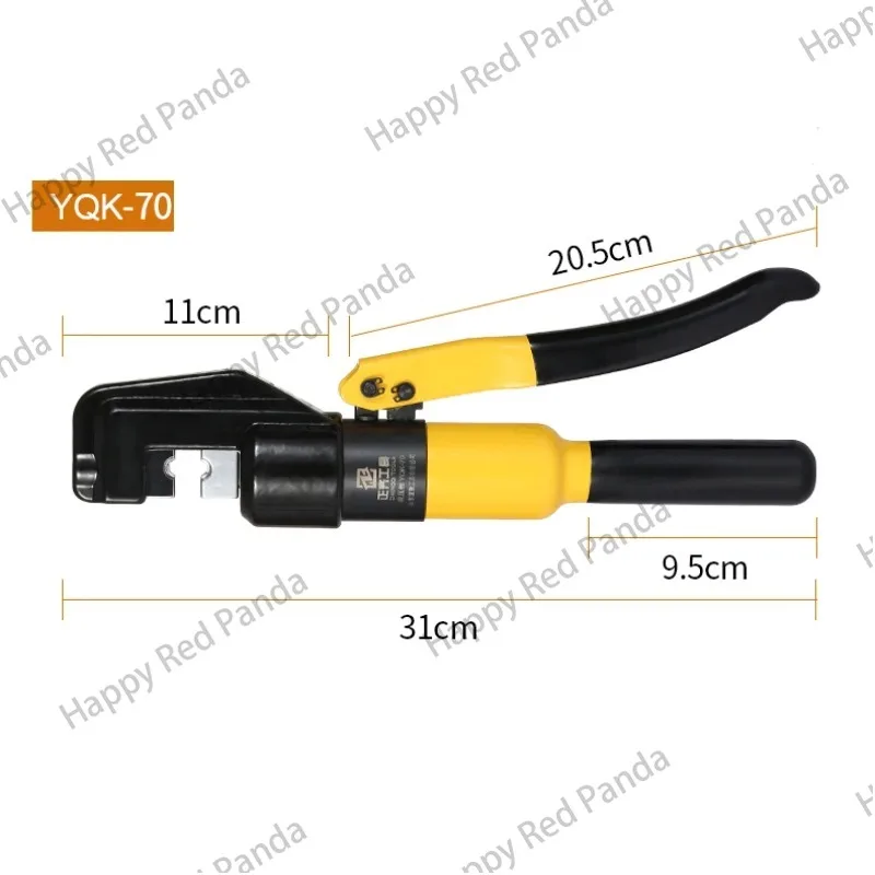 O50 YQK-300 YQK-70 Crimping Range Home Hydraulic DIY Tools 12T Pressure Cable Lug Press Cable Terminal with jaws