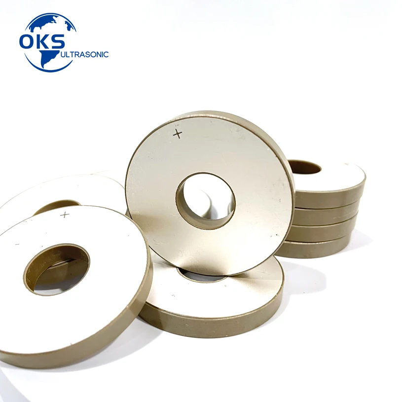 

Customized Various Size OD45xID15xH5mm Material Piezo Ceramic Ring For Ultrasonic Transducers