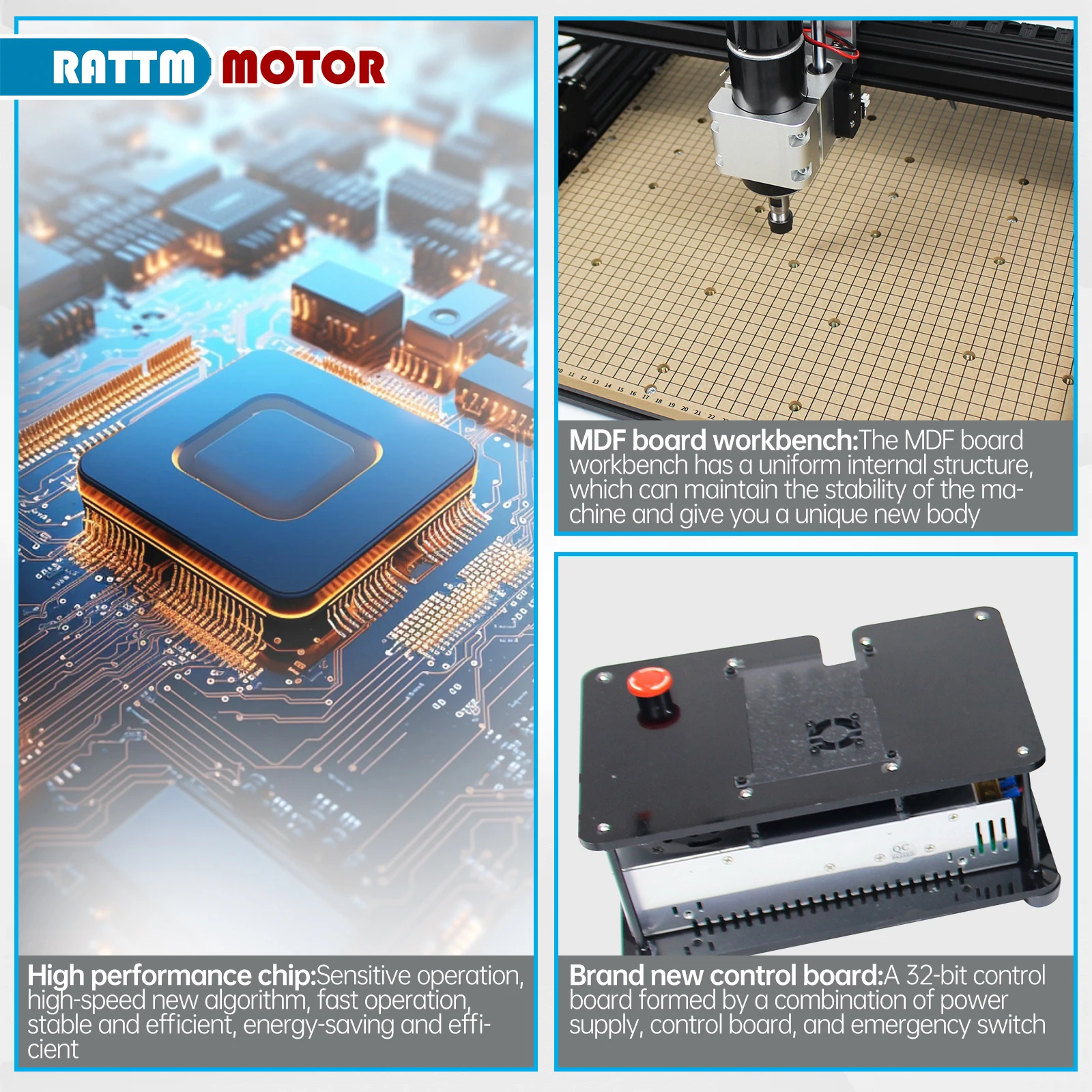【EU SHIP】4540 CNC 500w Spindle Metal Milling Machine 40W Laser Engraving Machine 3D Printer Cutter Woodworking Tools for CNC