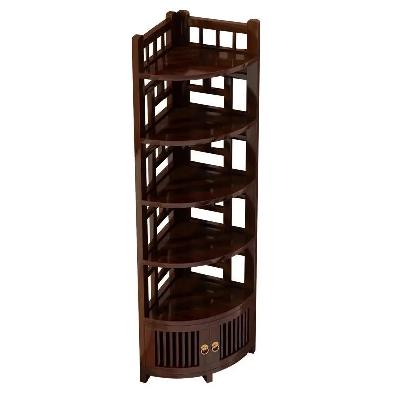 Corner tea storage rack, household tea cabinet, multi-layer tea cabinet