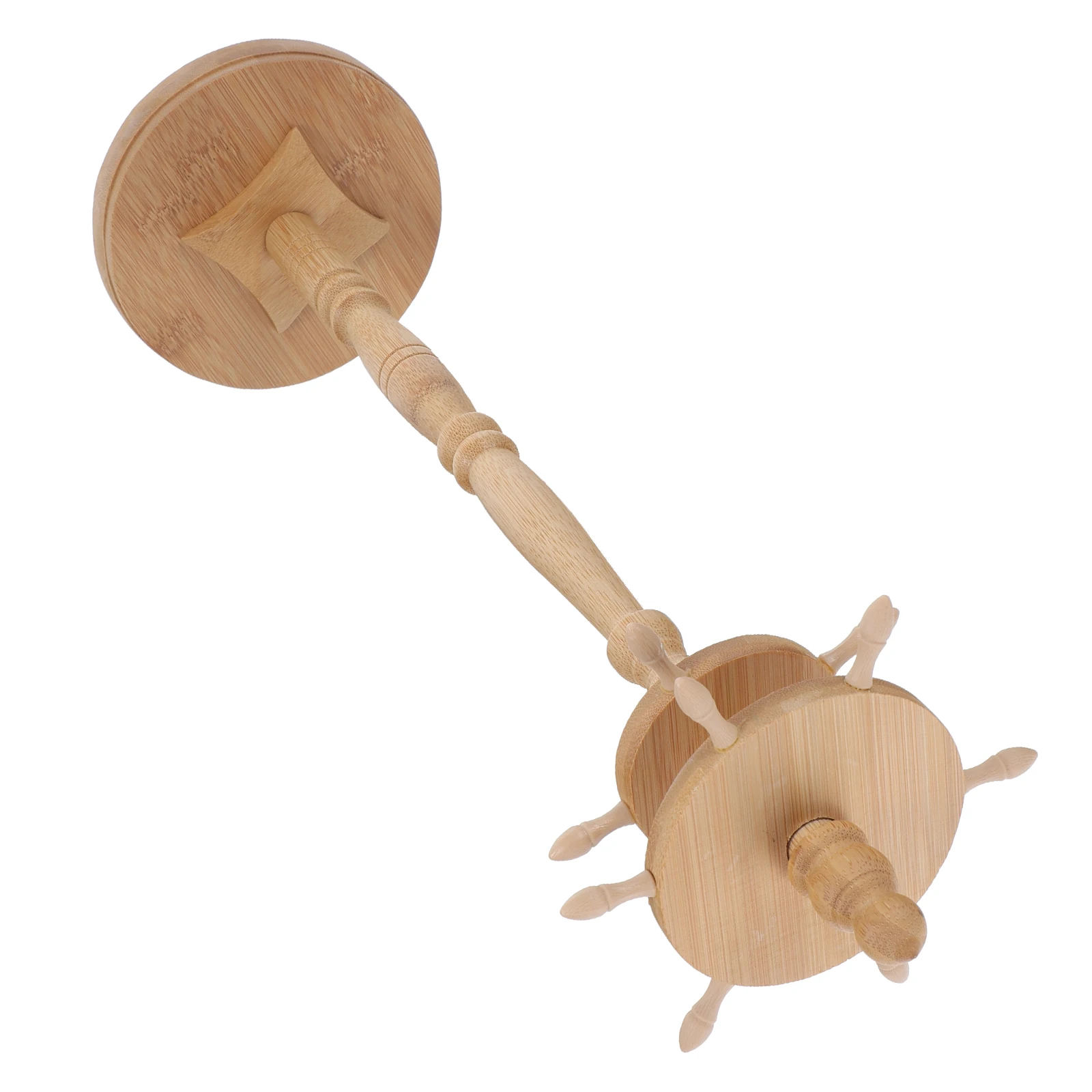 

Rotating Disc Pen Holder Calligraphy Brush Stand Wood Storage Rack Chinese Style Multi-functional Home Office Supply