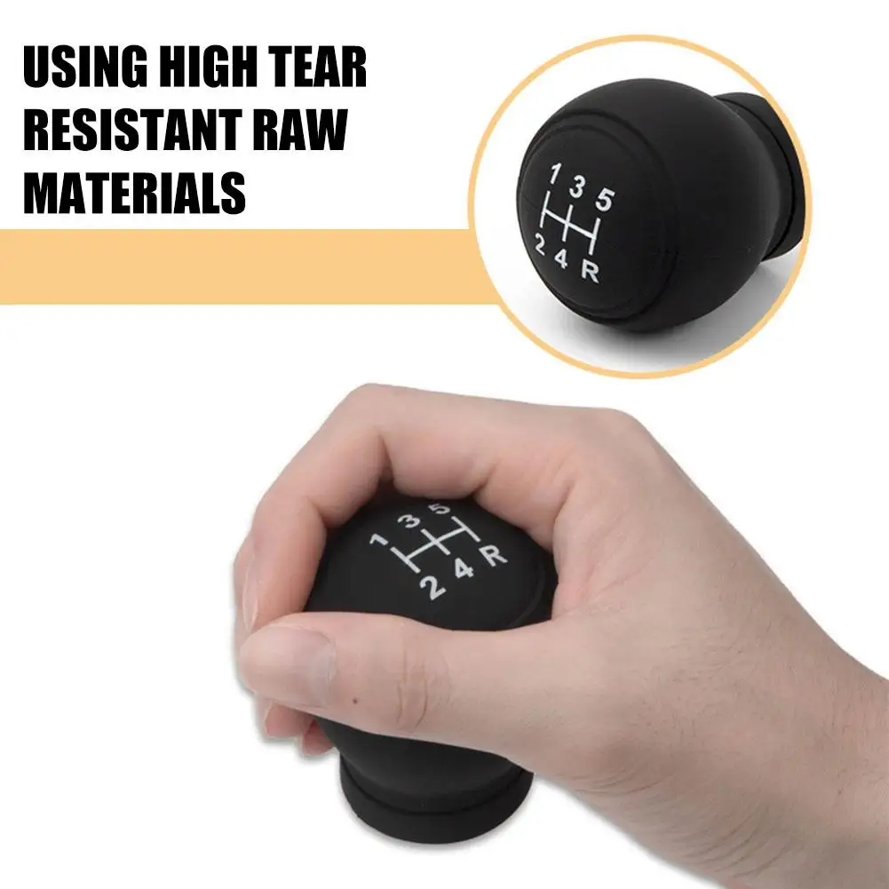 For Toyota Corolla Thunder Gear Lever Cover Corolla Shift Car Manual Gear Round Silicone Knobs Interior Decoration