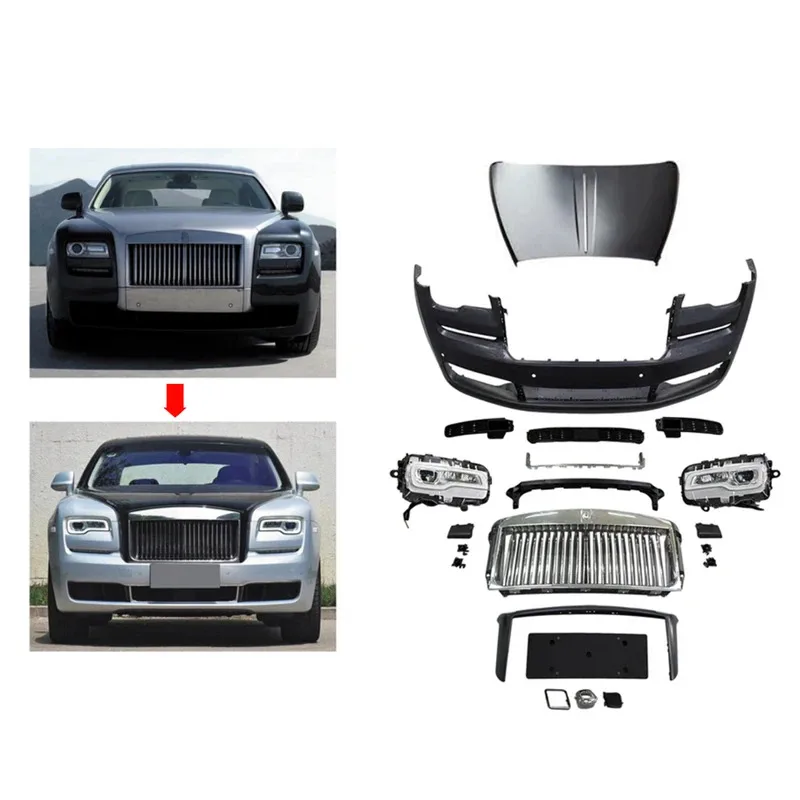 مجموعة أدوات هيكل مصدات غطاء محرك السيارة رائجة البيع لجيل رولز رويس جوست 1 2010-2014 تحويل إلى الجيل 3 2020. #3