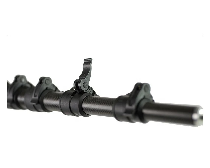 Light Weight Sport Carbon Fiber Tube Areca Nut Harvesting Pole Double Lock 1.5mm Thickness 50/60/70ft
