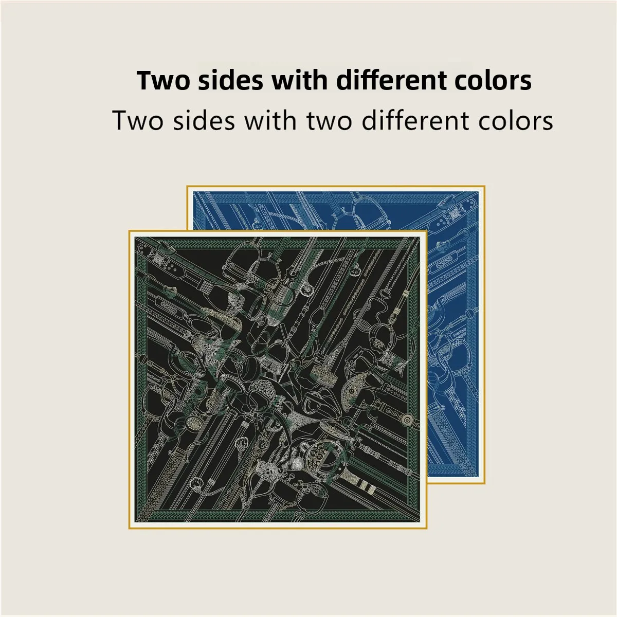 

New 70cm Women's Versatile Decorative Double-Sided Color Block Large Scarf Outdoor Travel Shoulder Shawl Neck Warmer Korean S...