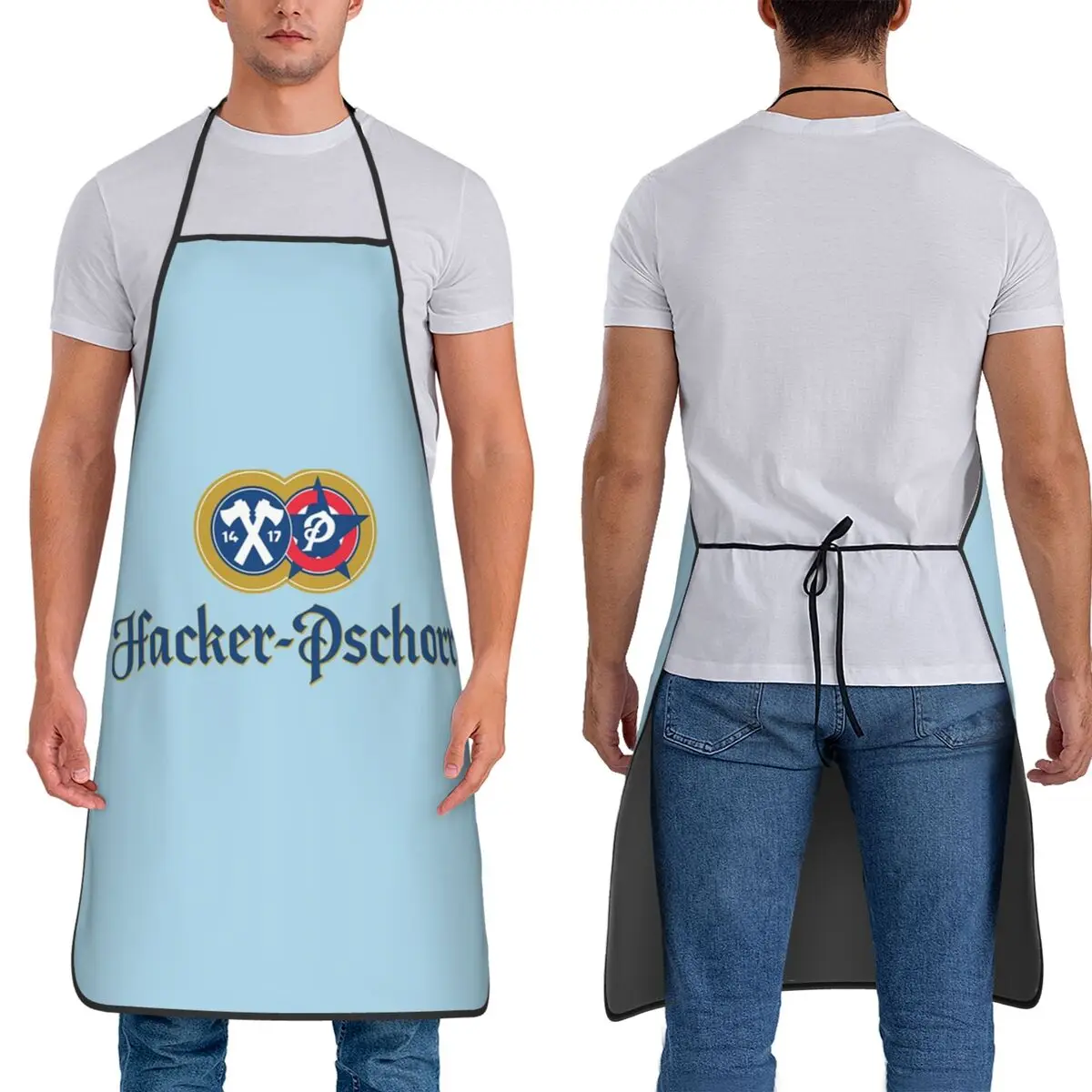 

Фартук Pschorr Hacker, фартук для шеф-повара, приготовления пищи, выпечки, водонепроницаемый нагрудник, кухонный сарафан для чистки для женщин и мужчин, живопись
