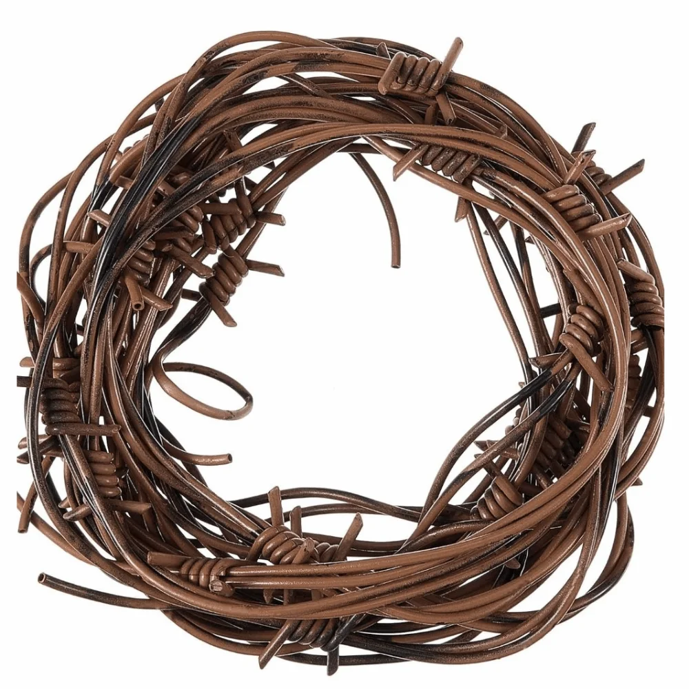 2.5M Halloween Barbed Wire Simulated Bendable Halloween Party Decorative beard grooming Wire DIY Plastic