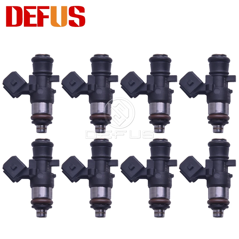 DEFUS 8X  Fuel Inejctor Nozzle OEM 0280158046 Gasoline Automotive 8200292590 For Dacia Renault 1.2L 16V D4F RENAULT 12ohm 05-09